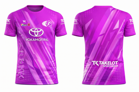 Camiseta Atletismo Divertido Morada SUB 8